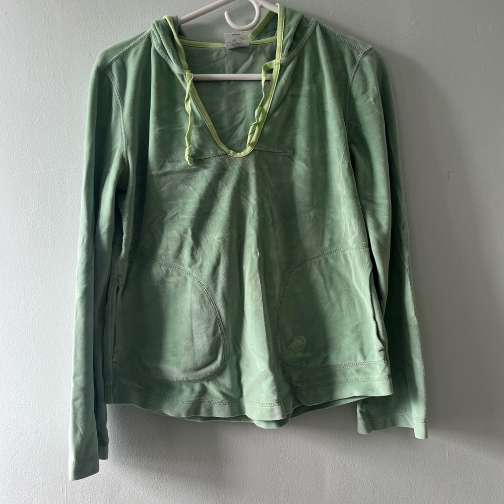 PATAGONIA vintage Velour green pullover women's size large - Picture 7 of 12